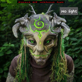 Green Elf Old Man Latex Mask