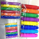 Plastic tube decompression toy