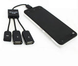 3 in 1 Micro USB male to USB
