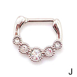 Skull stainless steel nose ring