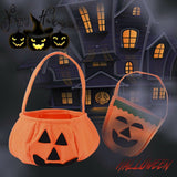 Halloween pumpkin tote bag