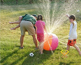 Inflatable water jet ball