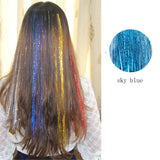 Ladies Shiny Hair Metal Wire