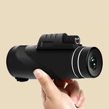 Monocular mobile phone zoom lens