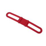 Bicycle flashlight bandage clip