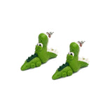 New dinosaur earrings