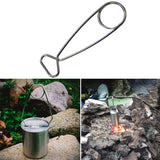 Camping water bottle hook