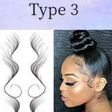 New simulation hairline stickers