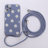 Lanyard flower iPhone case