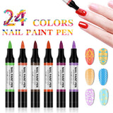 Gel nail polish pen