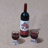 Miniature Whiskey Bottle Wine Glass