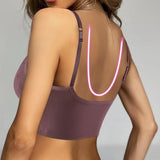 Seamless sports bra