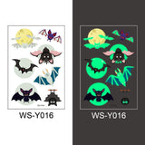 Demon fluorescent tattoo sticker