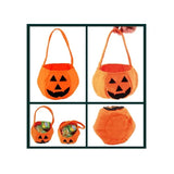 Pumpkin trick or treat storage bag
