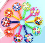 Children's plastic whistle windmill