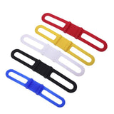 Bicycle flashlight bandage clip