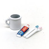 Doll house bathroom accessories