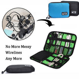 Electronic accessories storage bag