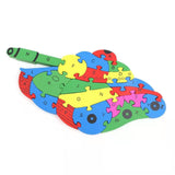 Tank wooden jigsaw puzzle