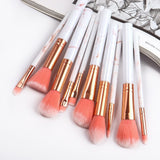 10-piece makeup brush
