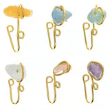 Crystal fake perforated nose ring
