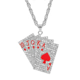 Playing Card Pendant Necklace