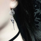 Girl alloy earrings