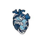 Personalized enamel brooch