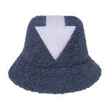 Lamb wool fisherman hat