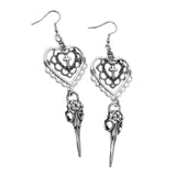 Girl alloy earrings