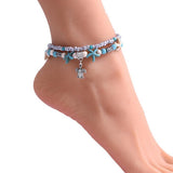 Women's beaded anklet
