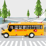 Luminous school bus toy