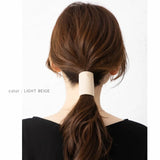PU leather tie hair ring
