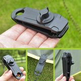 Camping tarpaulin tent clip