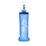 Hiking silicone water bottle
