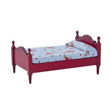 1/12 Mini wooden single bed