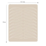 3/5/10/15pcs fake skin eyebrow exercises