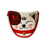 Half round golf club cover