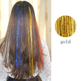 Ladies Shiny Hair Metal Wire