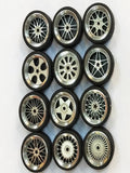 1/64 model car general metal wheels