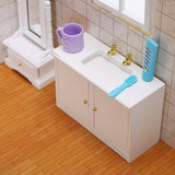 Doll house toy bathroom sink