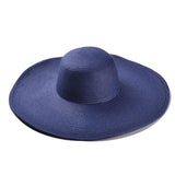 Summer plain straw hat ladies
