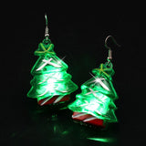 Christmas LED luminous earrings