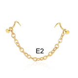 Double nose perforated nose chain