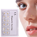 Magnet ear studs and nose studs