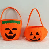 Halloween pumpkin tote bag