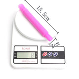 Plastic tube decompression toy