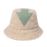Lamb wool fisherman hat