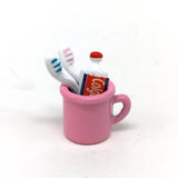 Doll house bathroom accessories