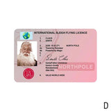 Creative Santa Flying License
